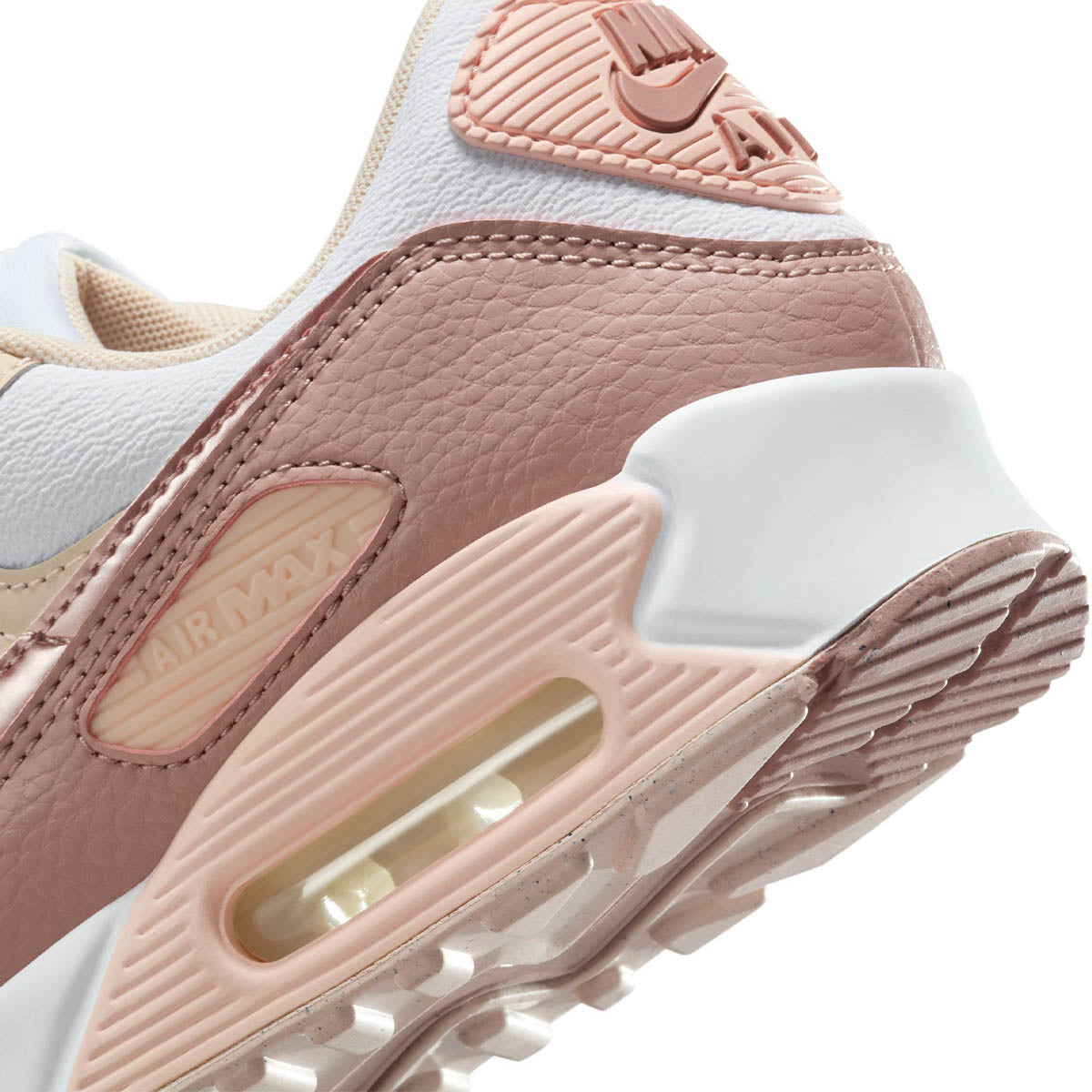 Wmns Air Max 90 NN PRM 'Velvet Brown/Particle Pink'