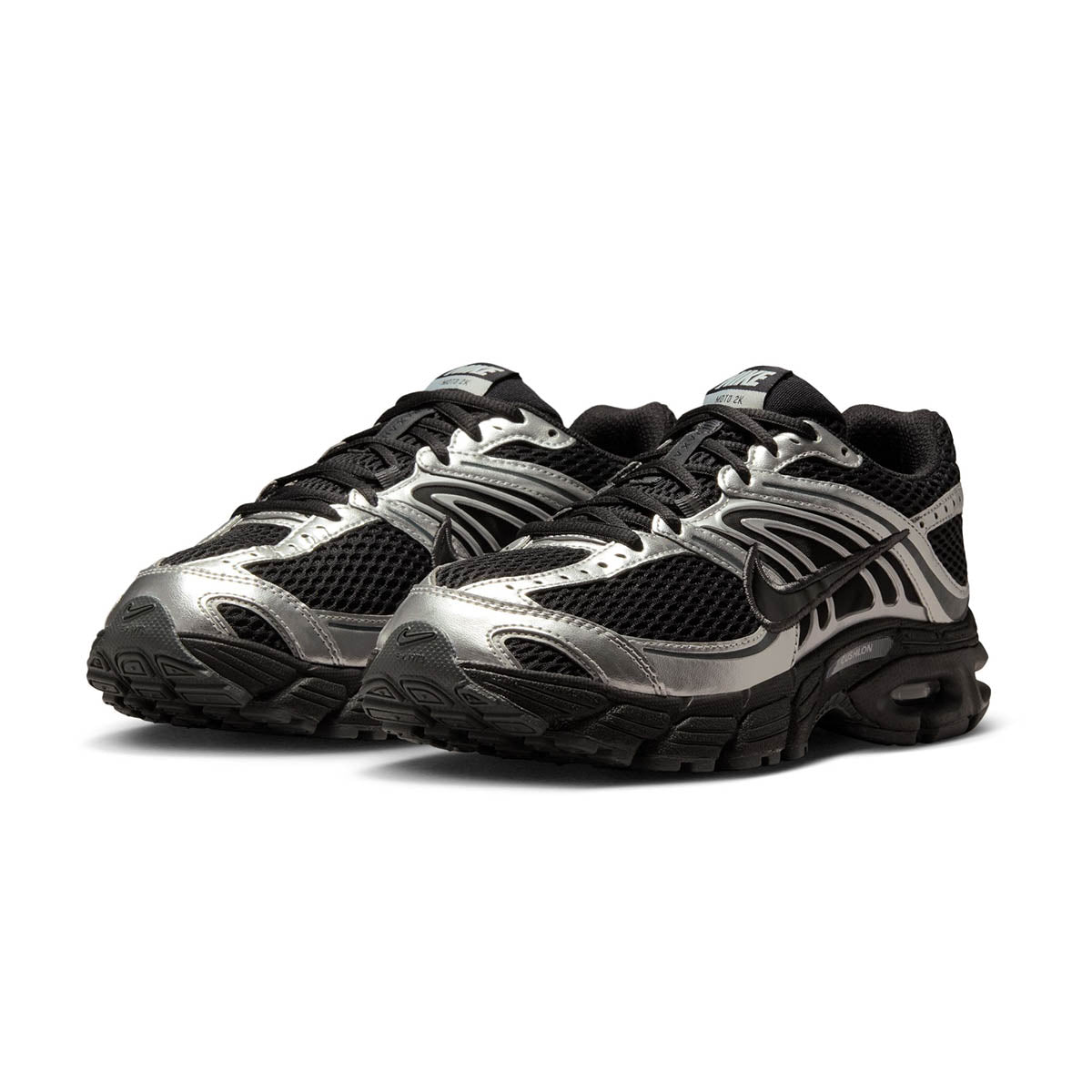 Wmns Air Max Moto 2K 'Black/Metallic Silver'