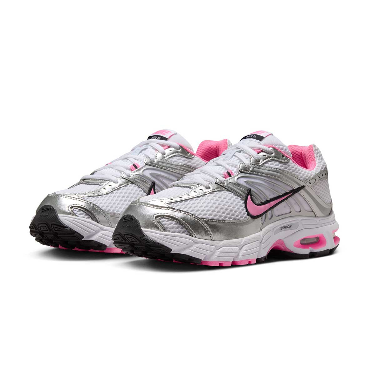 Wmns Air Max Moto 2K 'White/Metallic Silver/Black/Pink Spell'