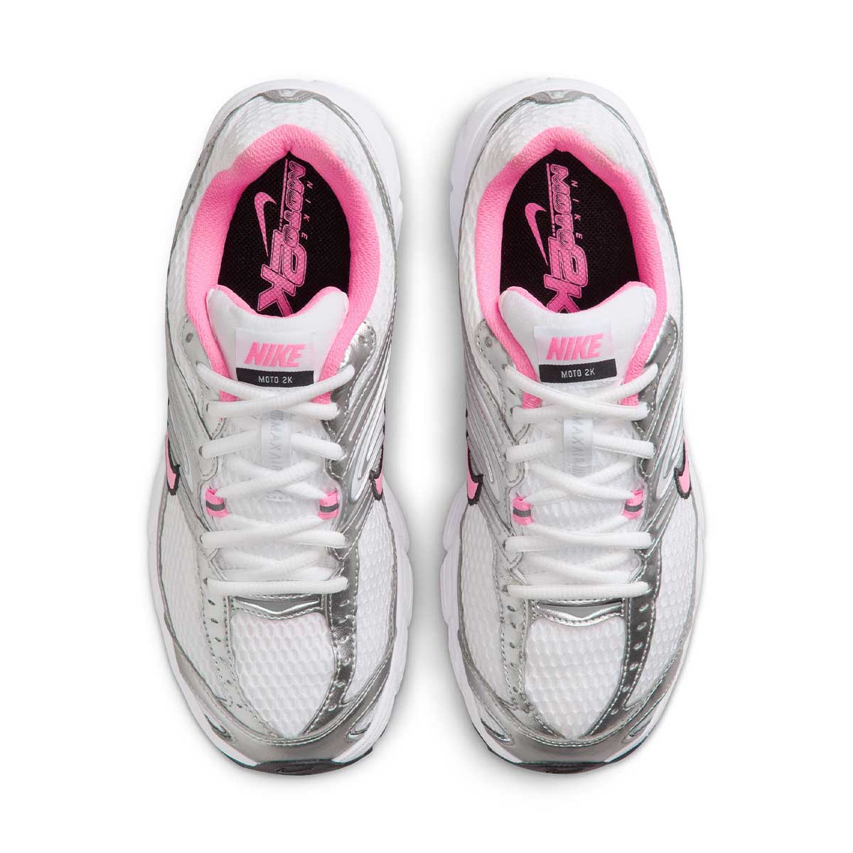 Wmns Air Max Moto 2K 'White/Metallic Silver/Black/Pink Spell'
