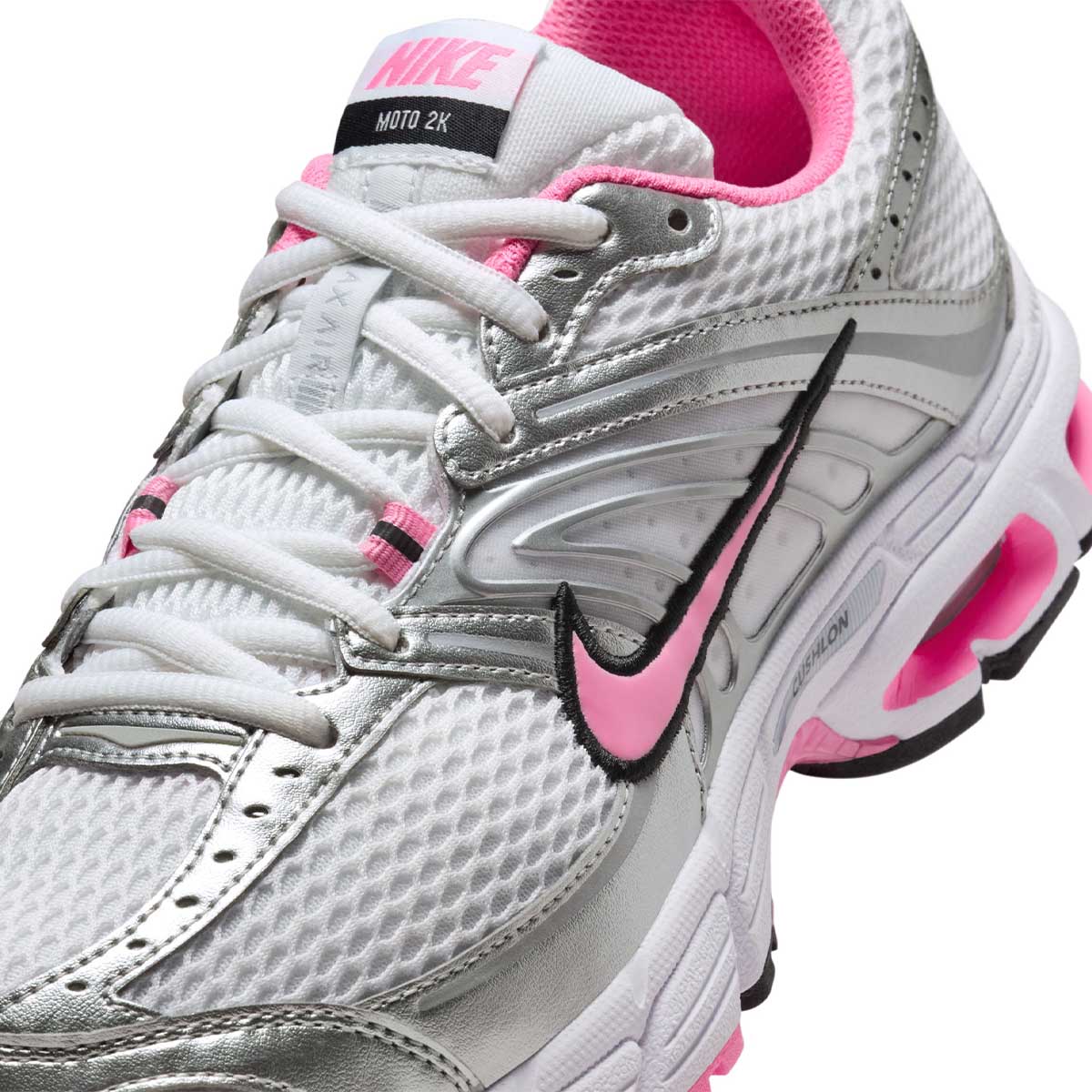 Wmns Air Max Moto 2K 'White/Metallic Silver/Black/Pink Spell'