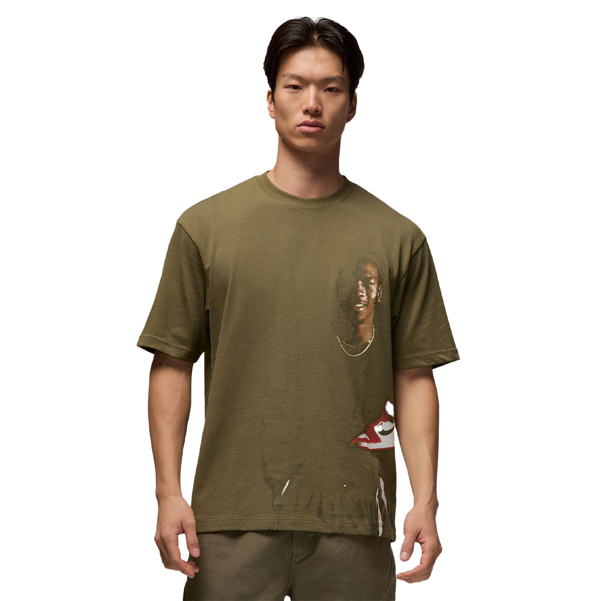 Jordan 1985 Crew Neck T-shirt 'Medium Olive'