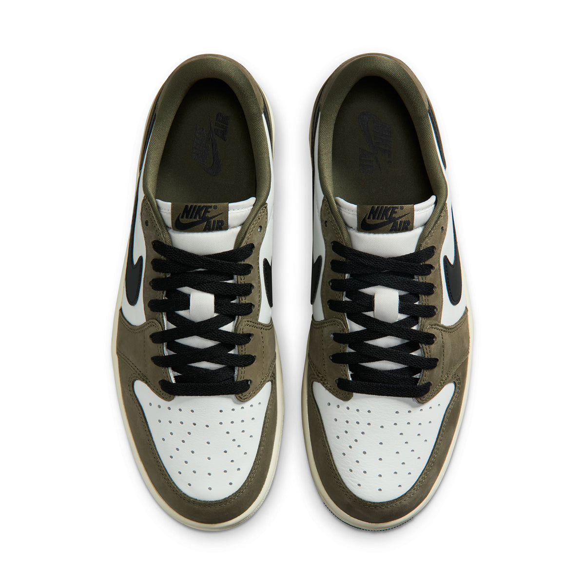 AIR JORDAN 1 RETRO LOW OG 'MEDIUM OLIVE/BLACK-SUMMIT WHITE-SAIL'