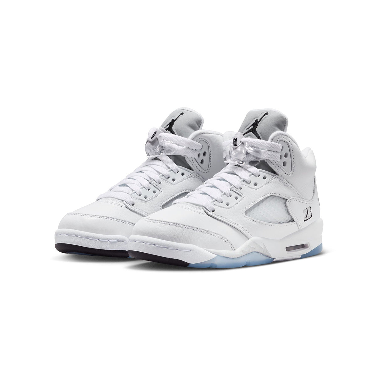 Air Jordan 5 Retro OG Grade School "White Metallic"