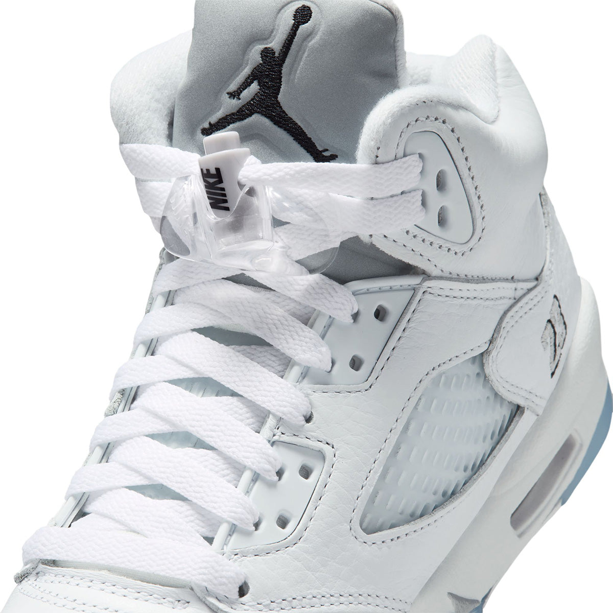 Air Jordan 5 Retro OG Grade School "White Metallic"