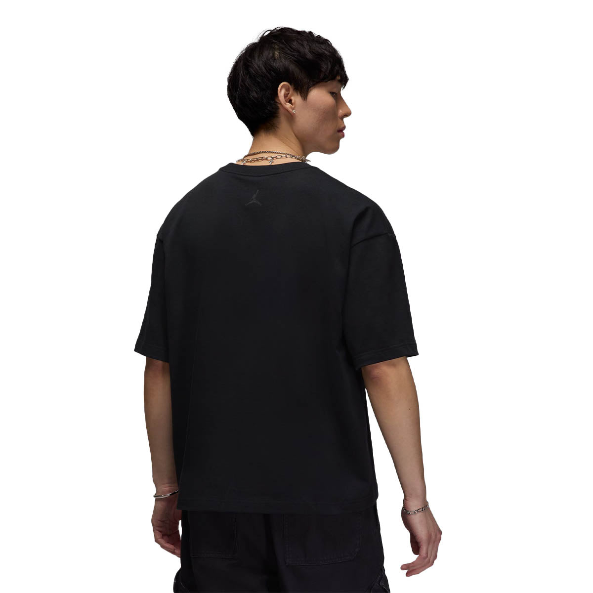 Flight Essentials Boxy Short Sleeve Crew T-Shirt 'Black/Black'