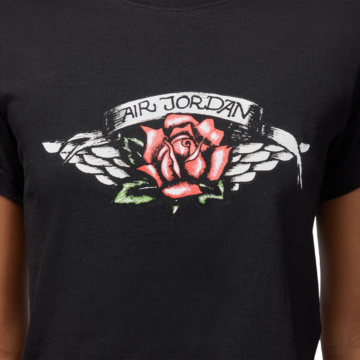 Flight Women's Slim-Fit Graphic T-Shirt 'Black/White'