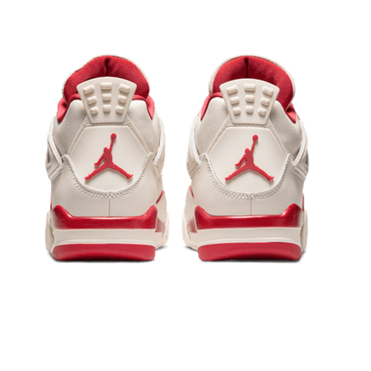 Wmns Air Jordan 4 Retro 'PALE IVORY/SIERRA RED/TOUGH RED'