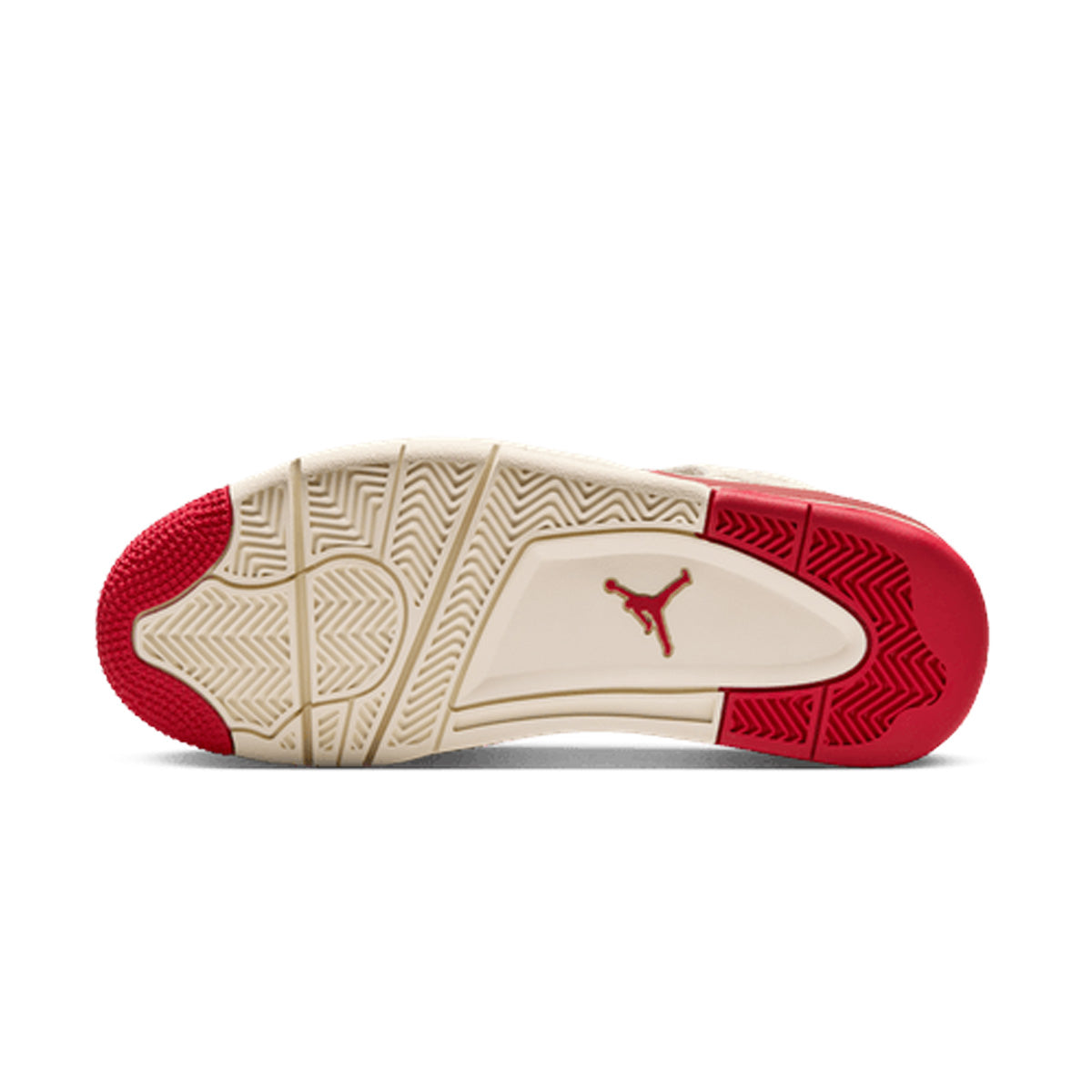 Wmns Air Jordan 4 Retro 'PALE IVORY/SIERRA RED/TOUGH RED'