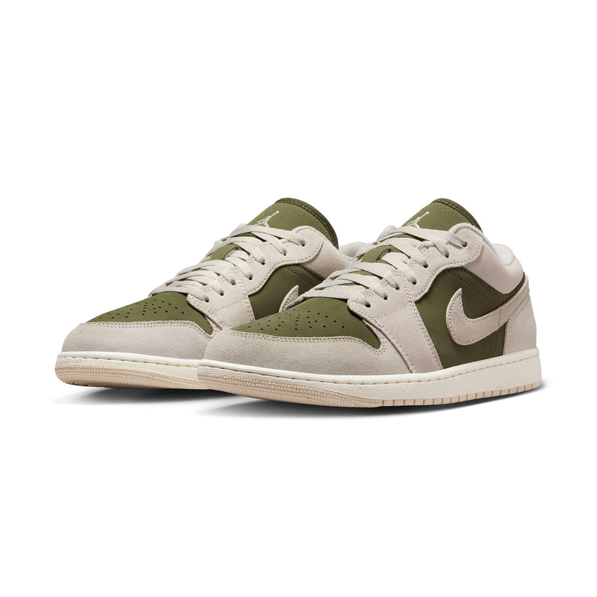 Air Jordan 1 Low 'MEDIUM OLIVE/LT OREWOOD BRN-SAIL'