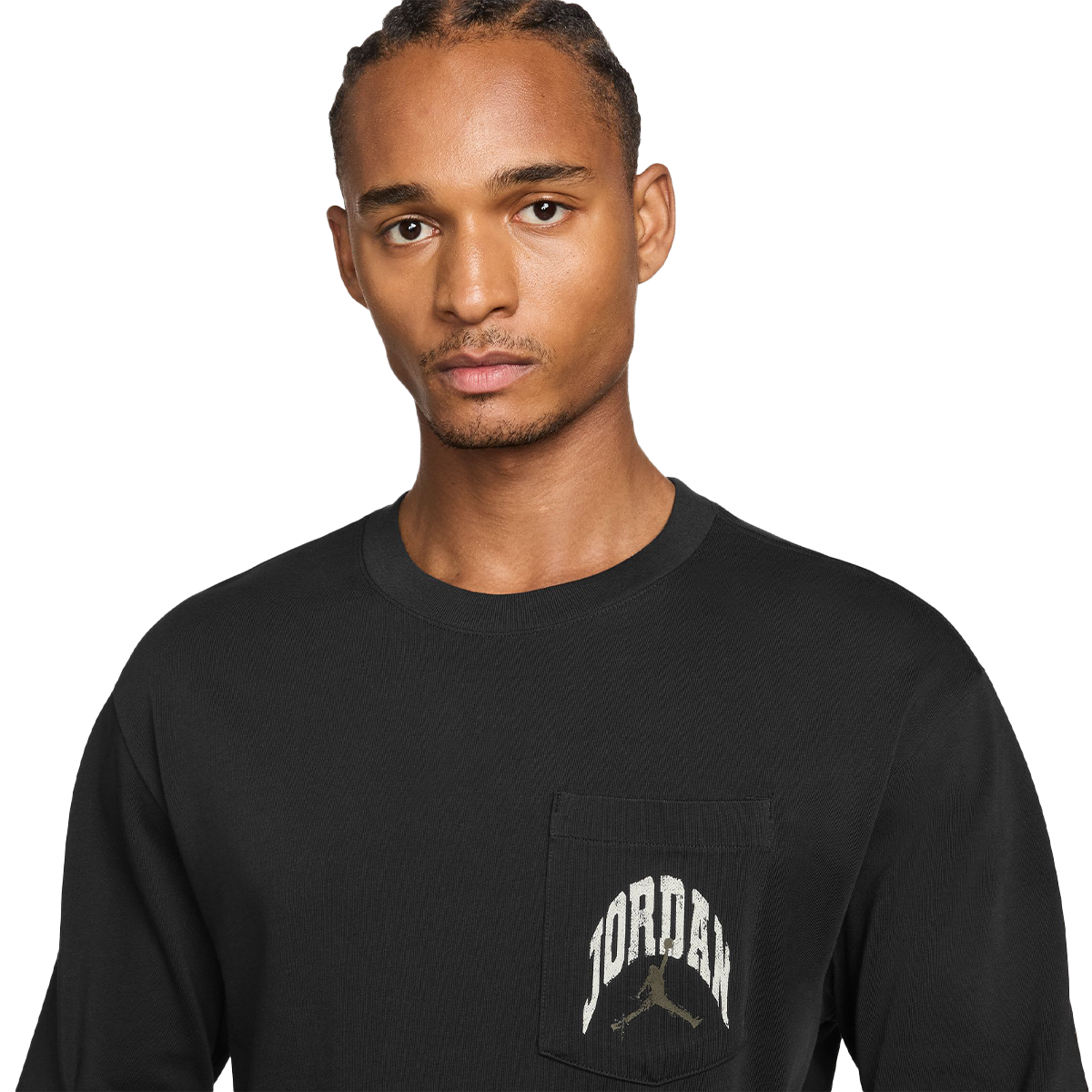Brooklyn Men's Realtree Long-Sleeve Pocket Sweatshirt 'Black/Sail'
