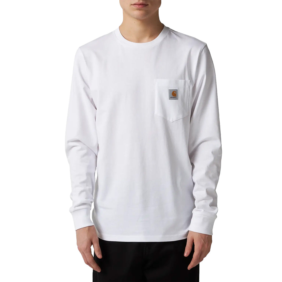 L/S Pocket T-Shirt 'White'