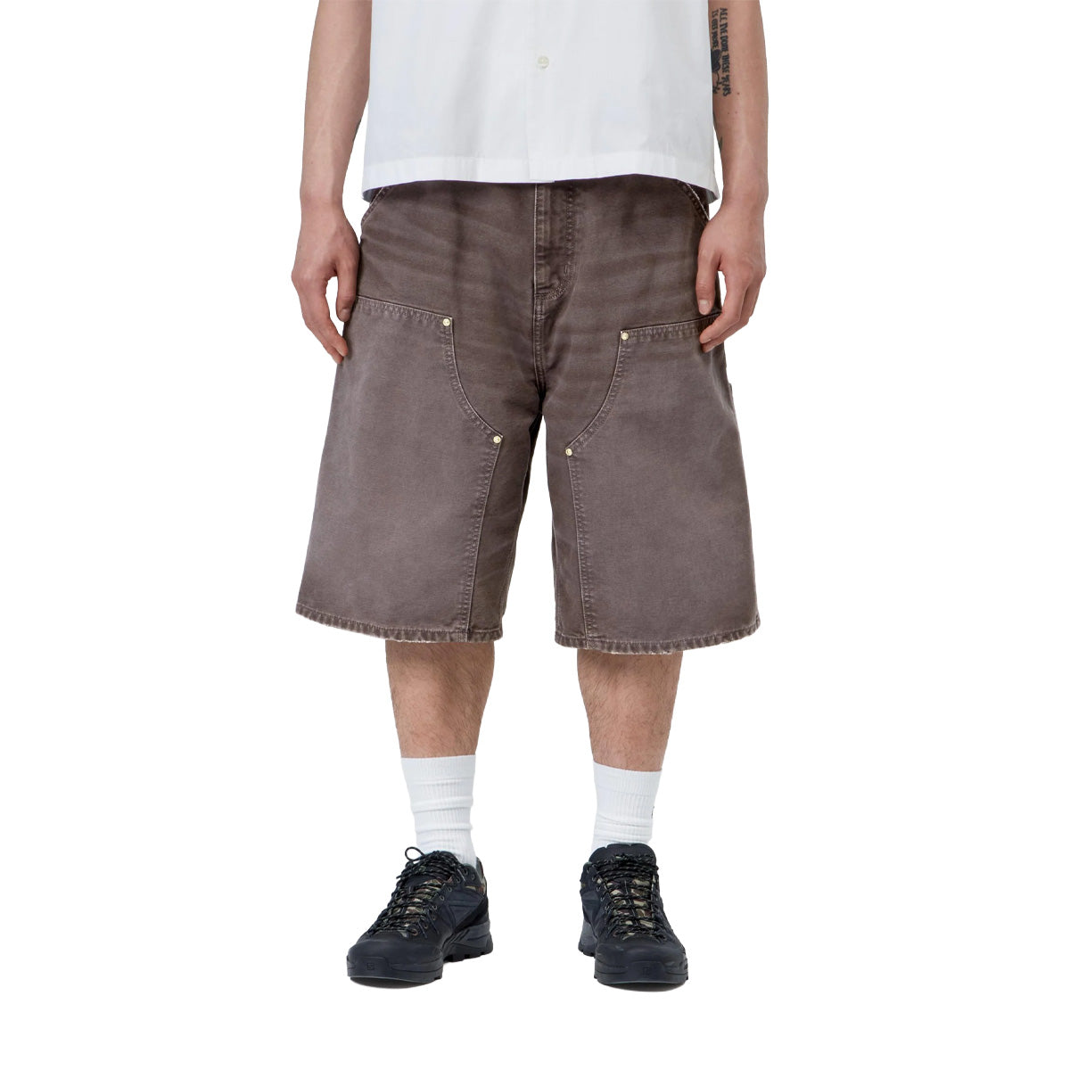 OG Double Knee Short 'Tobacco destroy wash'