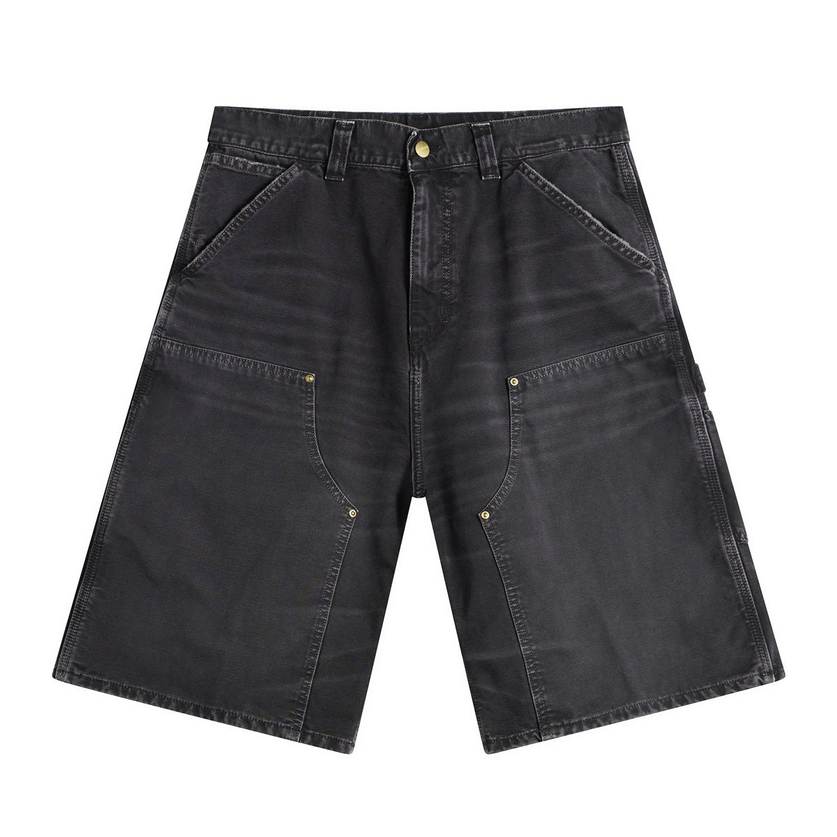 OG Double Knee Short 'Black destroy wash'