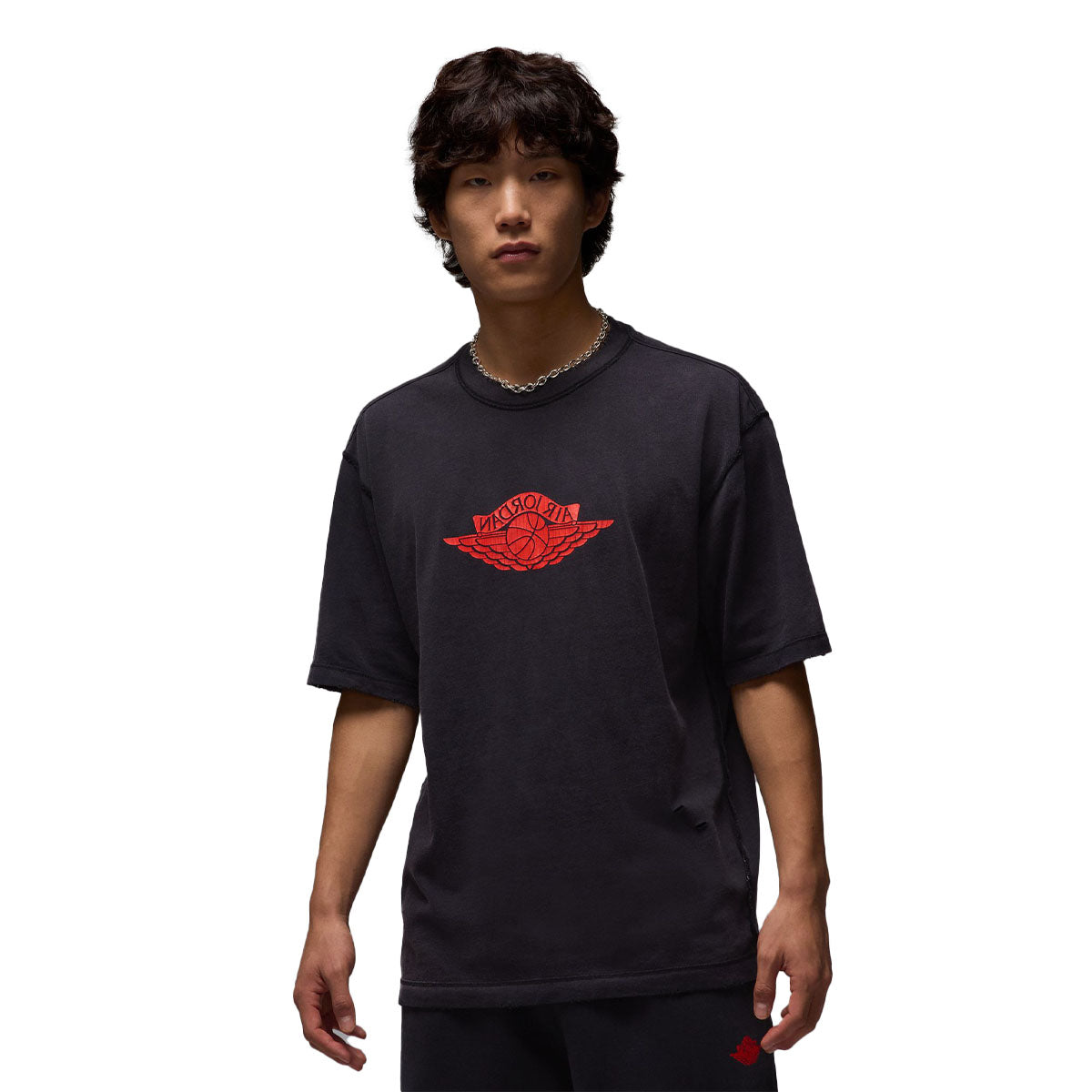 Rare Air Men's T-Shirt 'Black/Chile Red'