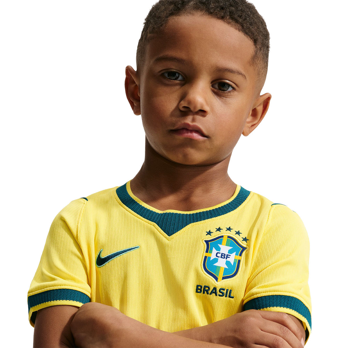 Brazil Kids 2026 Stadium Home Jersey