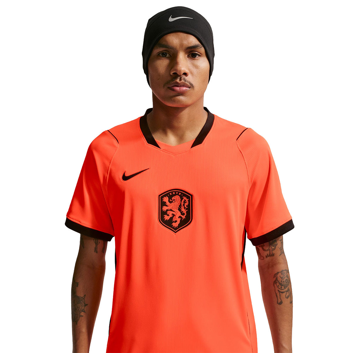 Netherlands 2026 Stadium Home Dri-FIT Soccer Jersey 'HYPER CRIMSON/BLACK'