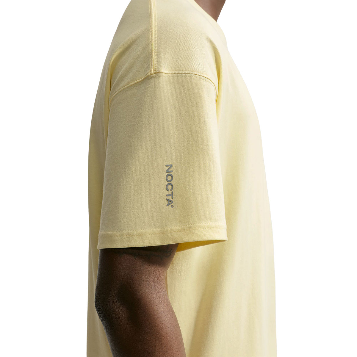 Nocta Mens Short Sleeve T-shirt 'ALABASTER/STEALTH'