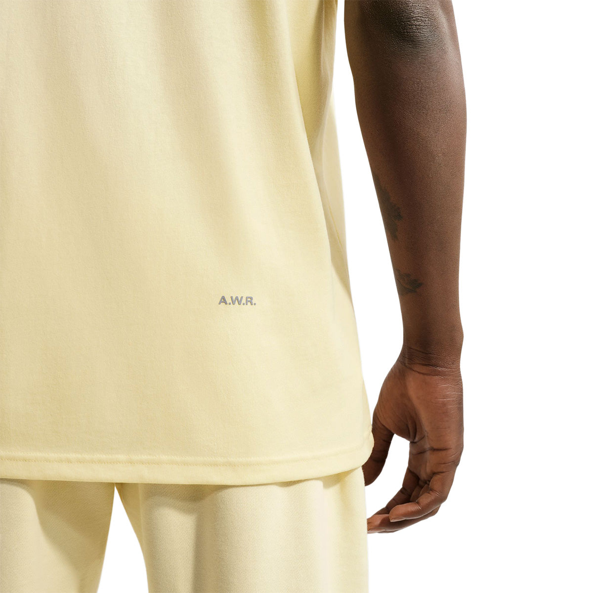 Nocta Mens Short Sleeve T-shirt 'ALABASTER/STEALTH'
