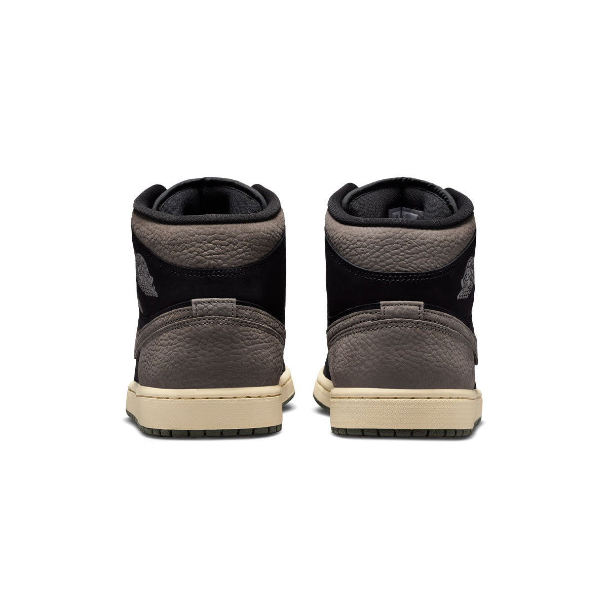 Air Jordan 1 Mid SE 'BLACK/OLIVE GREY-LT WILD MANGO'