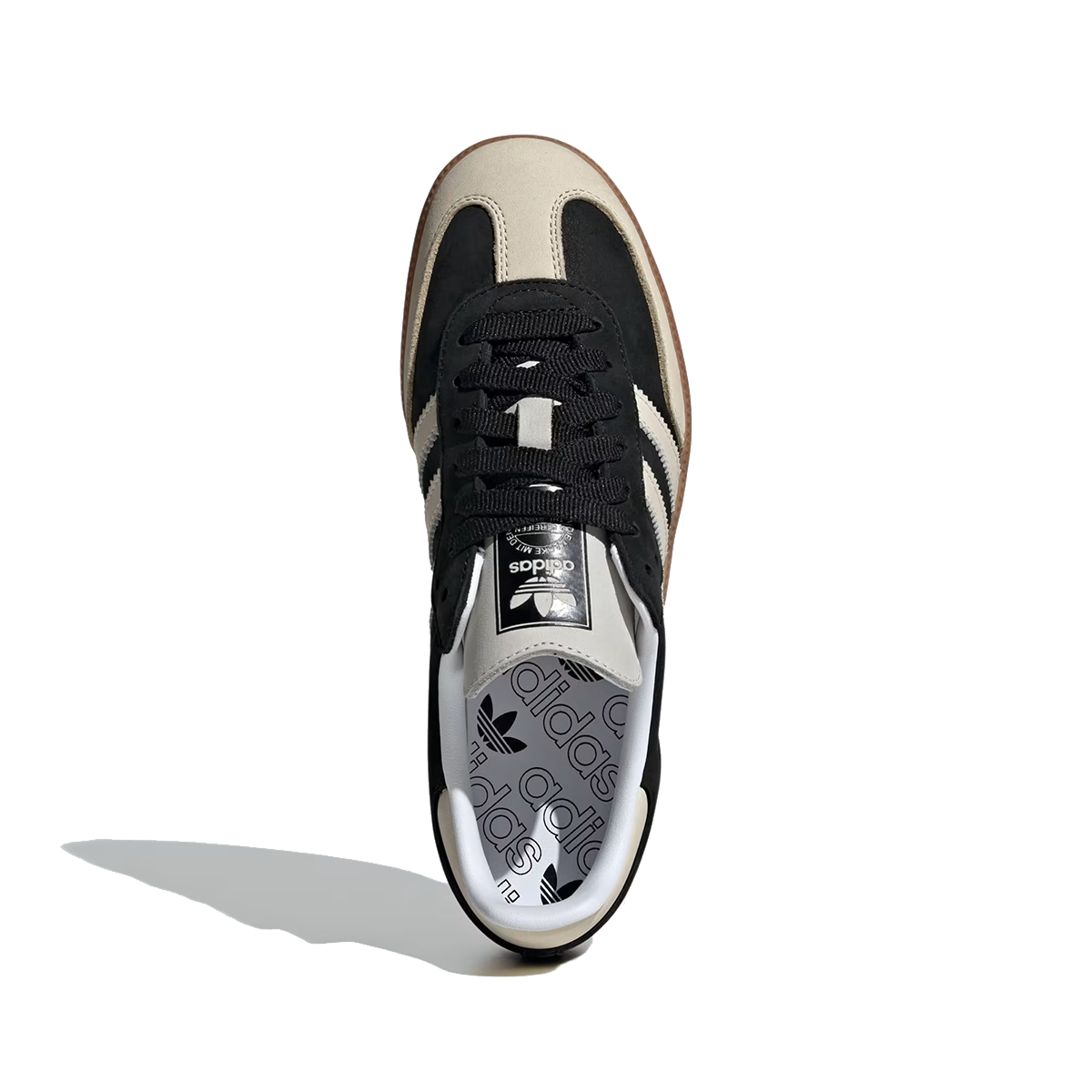Wmns Samba OG 'Core Black / Wonder White / Silver Metallic'