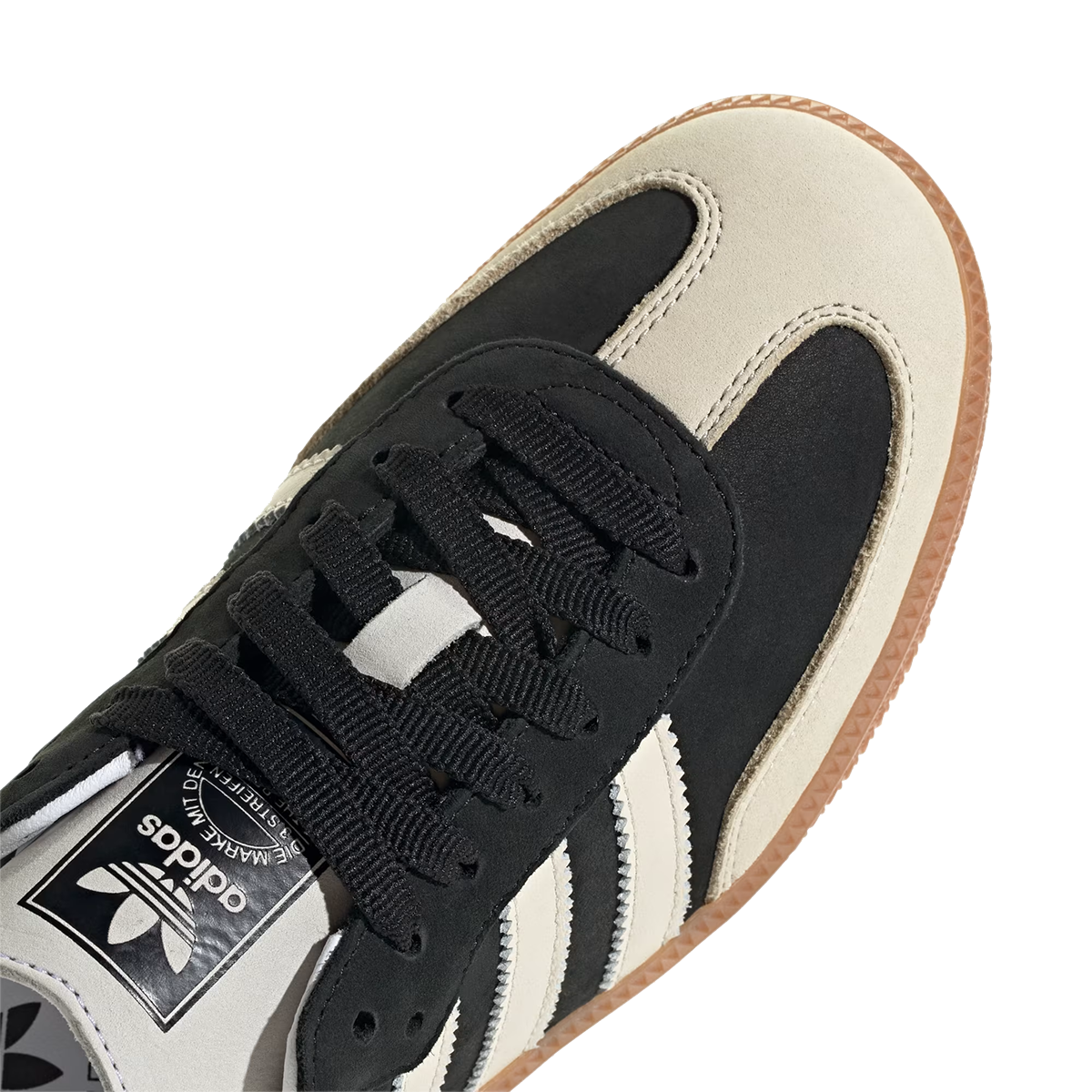 Wmns Samba OG 'Core Black / Wonder White / Silver Metallic'