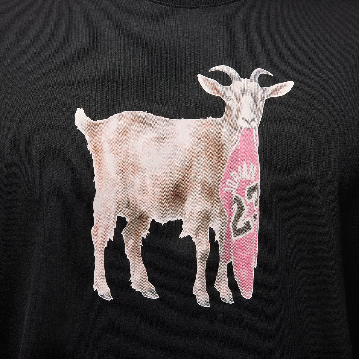 Jordan Short Sleeve Goat Tee 'Black'