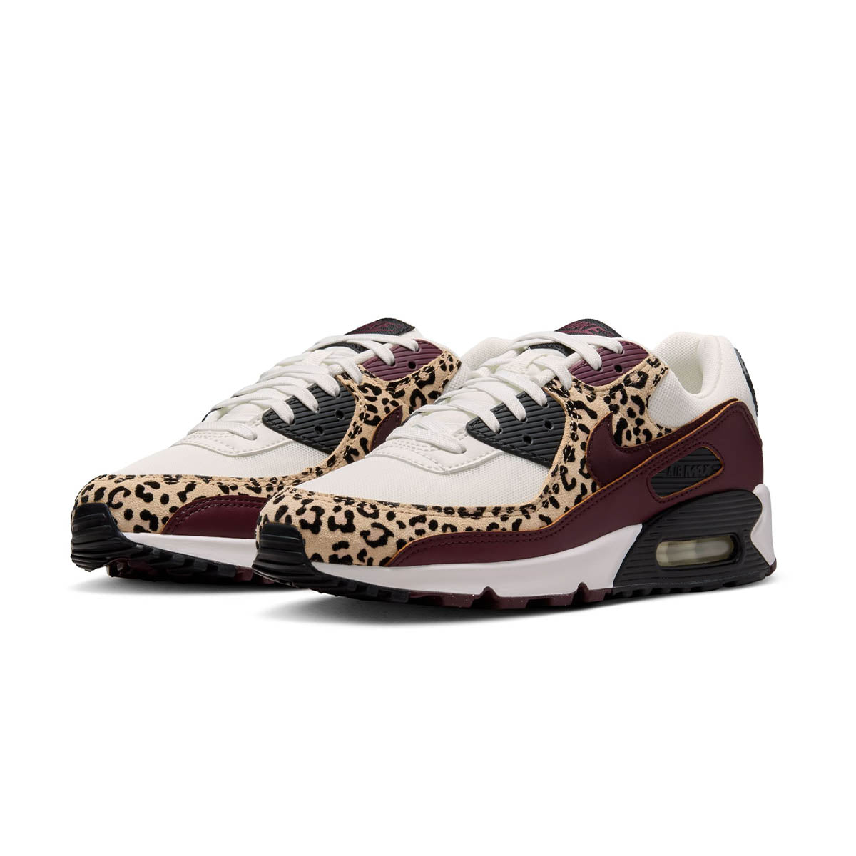 Wmns Air Max 90 'Sail/Black/Burgundy Crush'