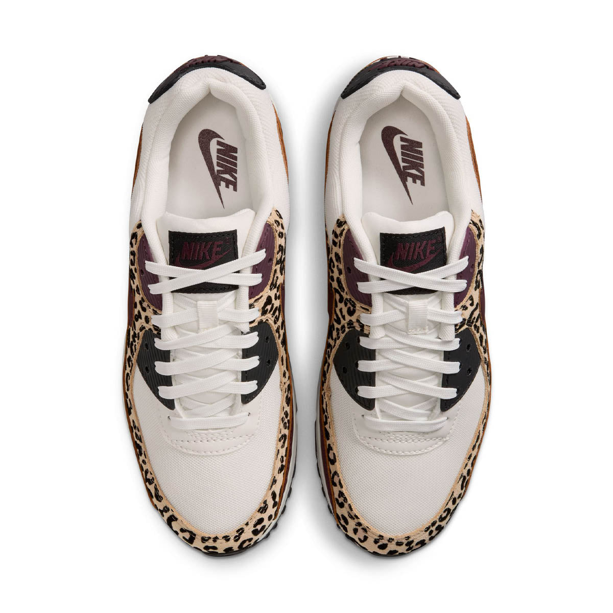 Wmns Air Max 90 'Sail/Black/Burgundy Crush'