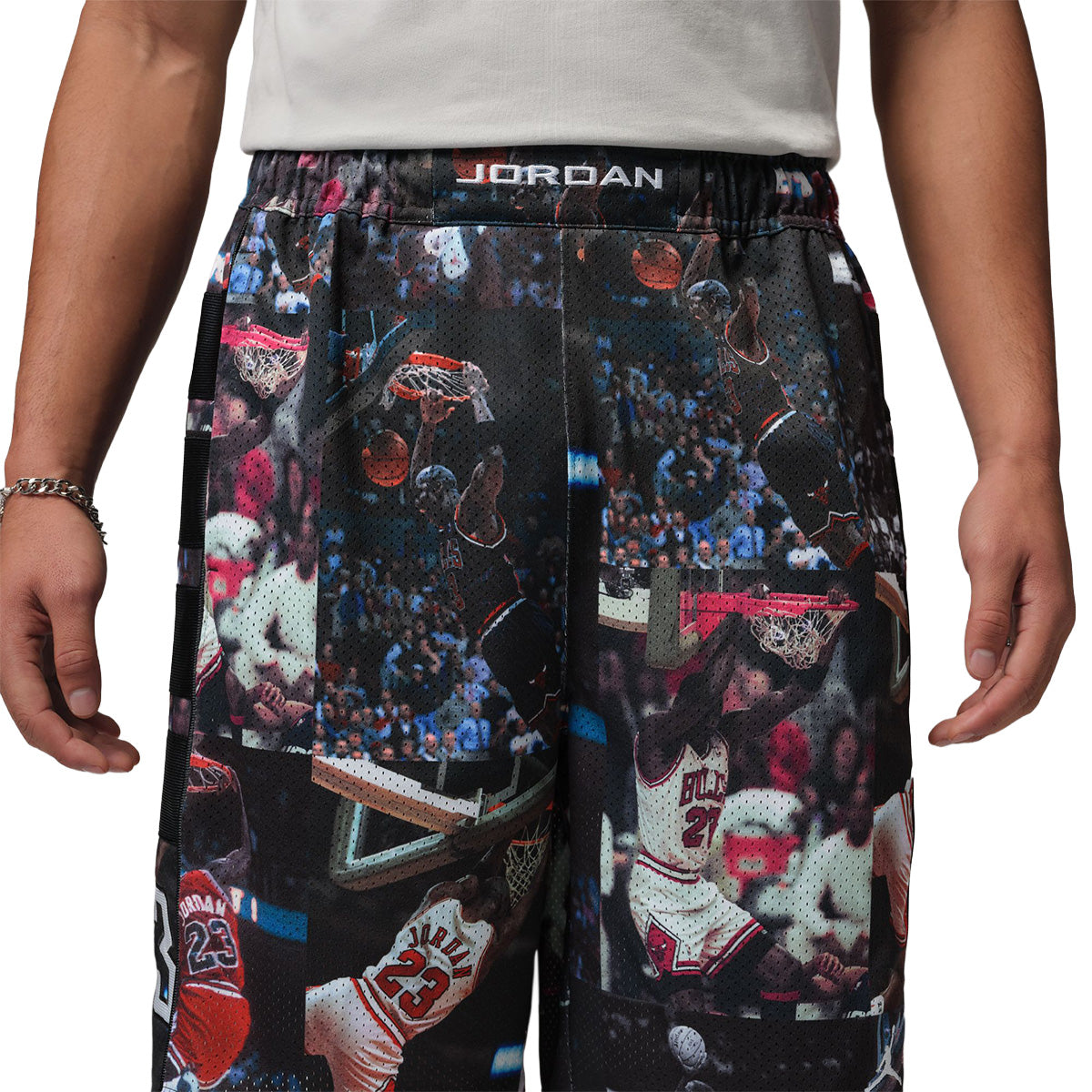 Flight Printed Cat Scratch Shorts 'Black'