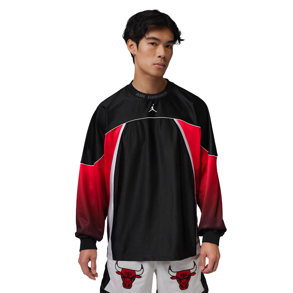Jordan Flight Club Men's Jersey 'BLACK/WHITE'