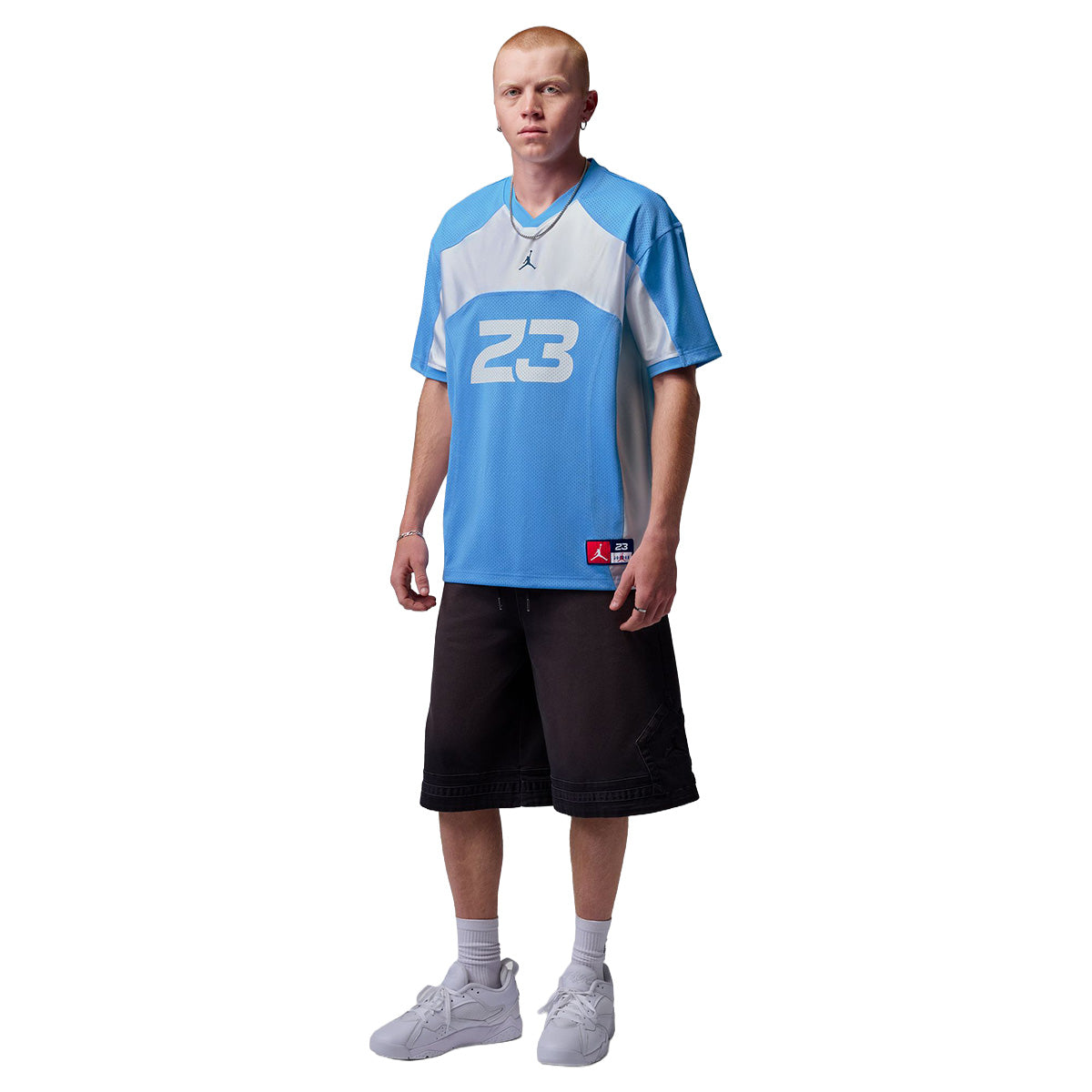 Jordan Flight Men's Jersey Top 'UNIVERSITY BLUE/WHITE/MIDNIGHT NAVY'