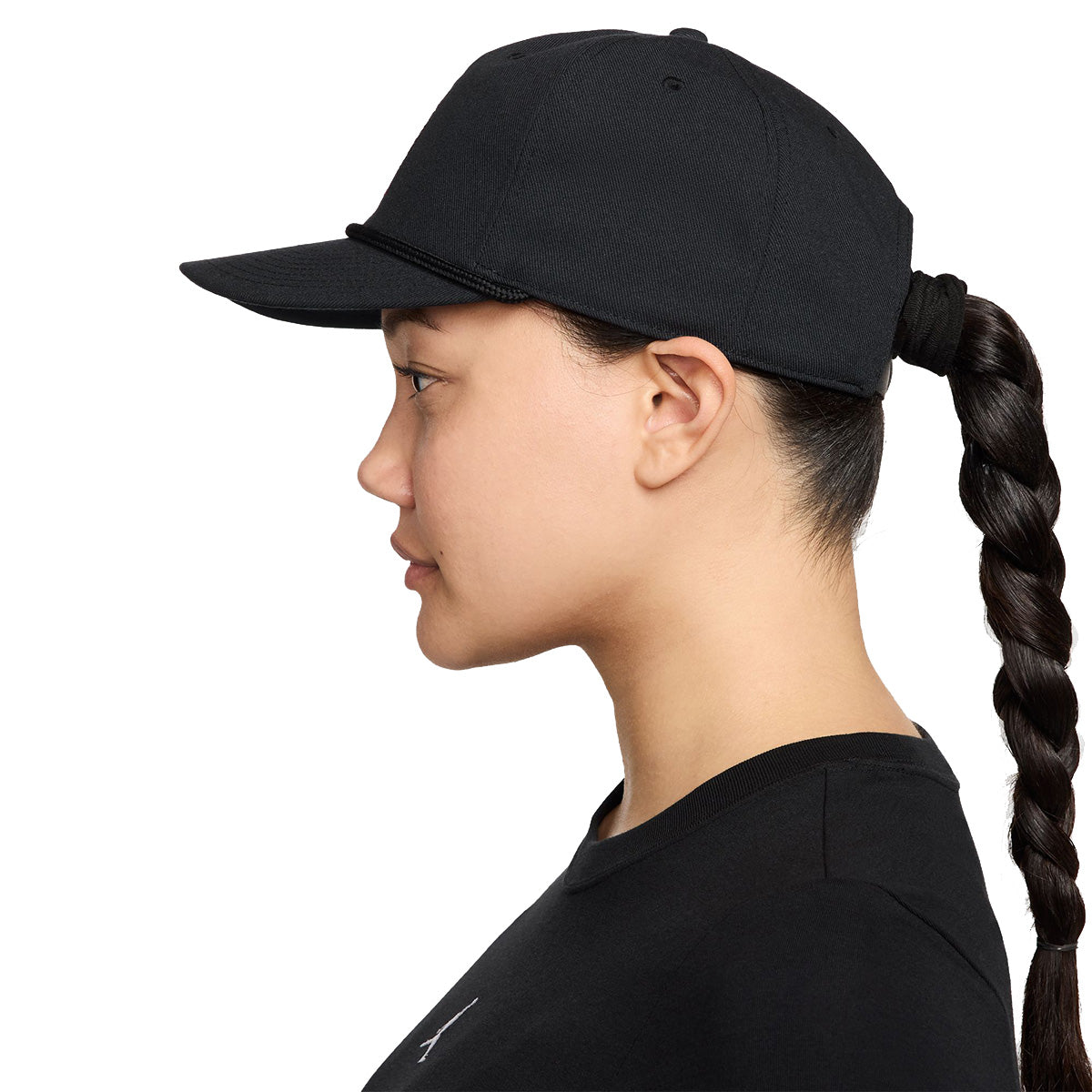 Flight Club Pro Unstructured Flat Bill Hat 'BLACK/BLACK'