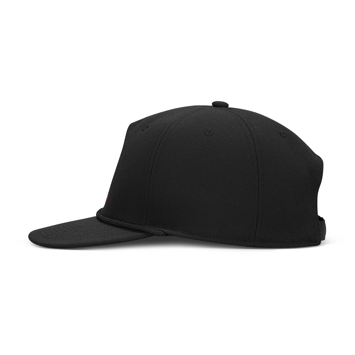 Flight Club Pro Unstructured Flat Bill Hat 'BLACK/BLACK'