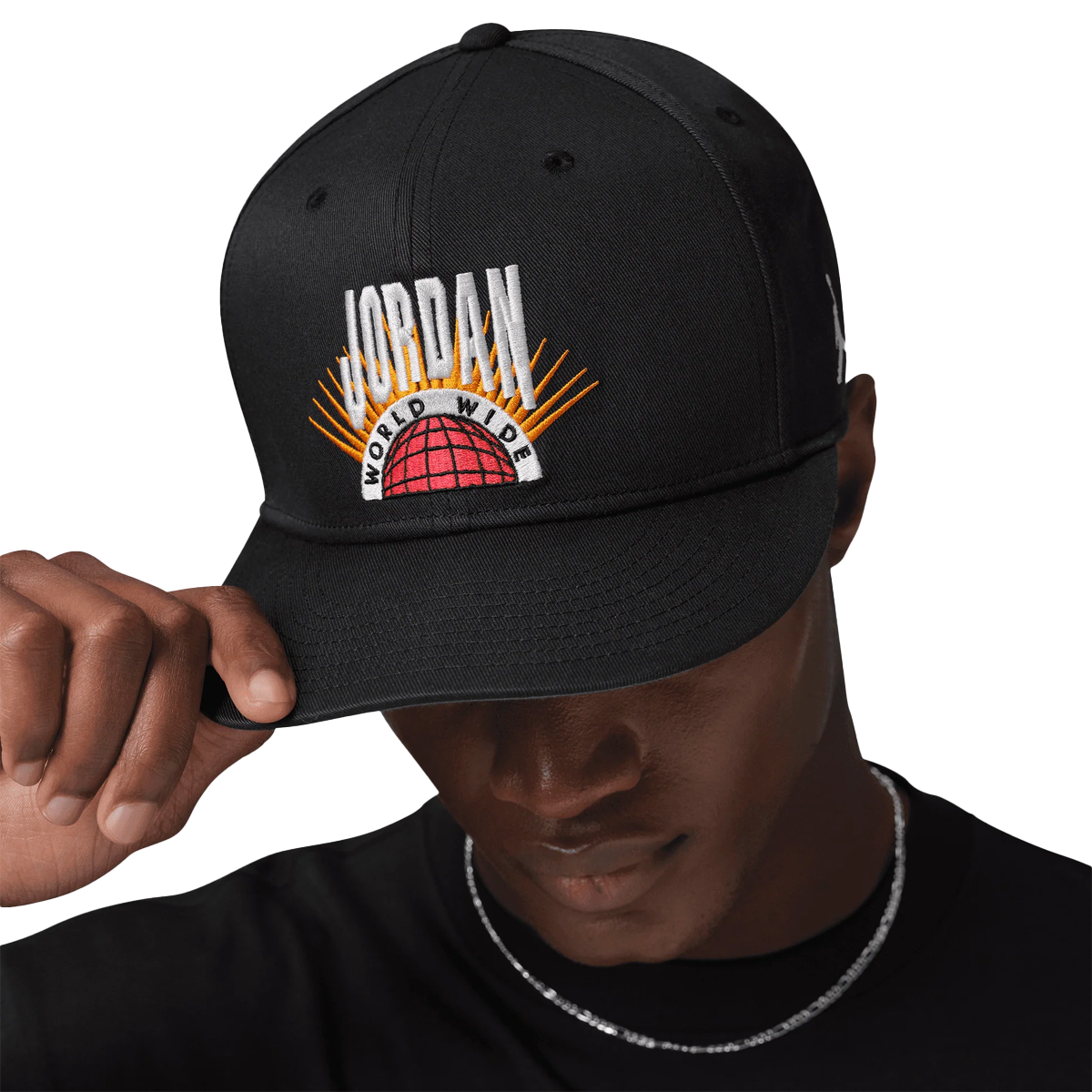 Essentials Pro Structured Flat Bill Hat 'BLACK/KELLY GREEN/SAIL'