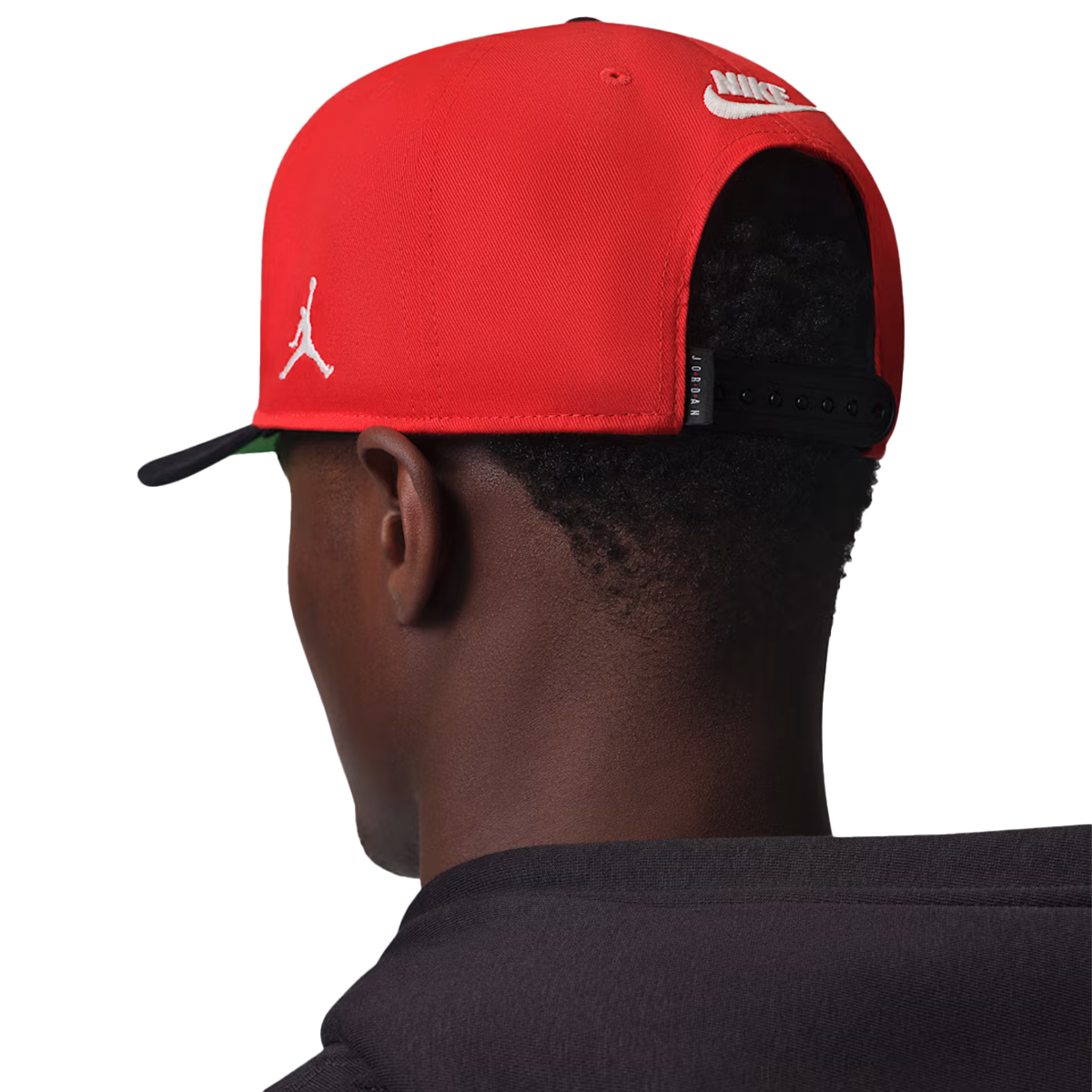 Essentials Pro Structured Flat Bill Hat 'CHILE RED/KELLY GREEN/SAIL'