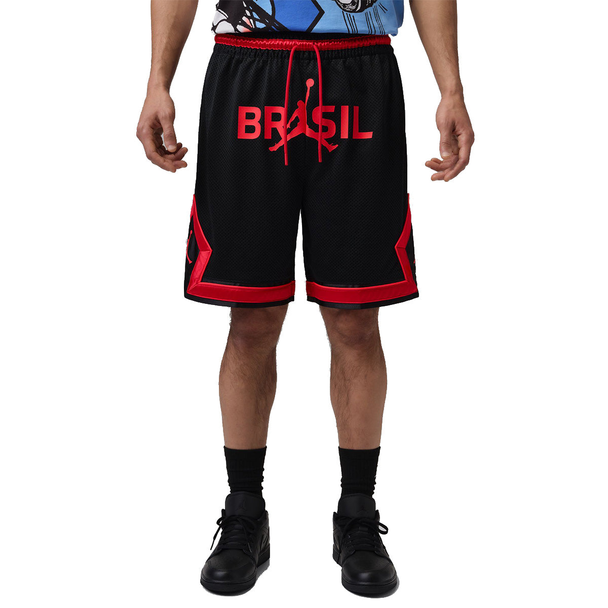 Mesh Diamond Shorts 'Team Brasil'