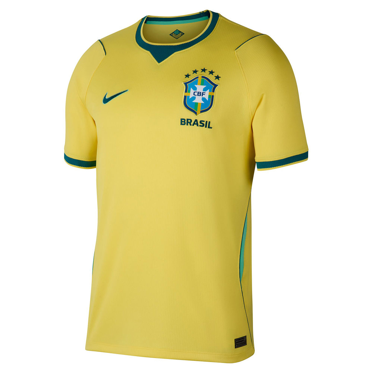 Brazil 2026 Stadium Home Jersey 'CANARY/LIGHT MENTA/GEODE TEAL'