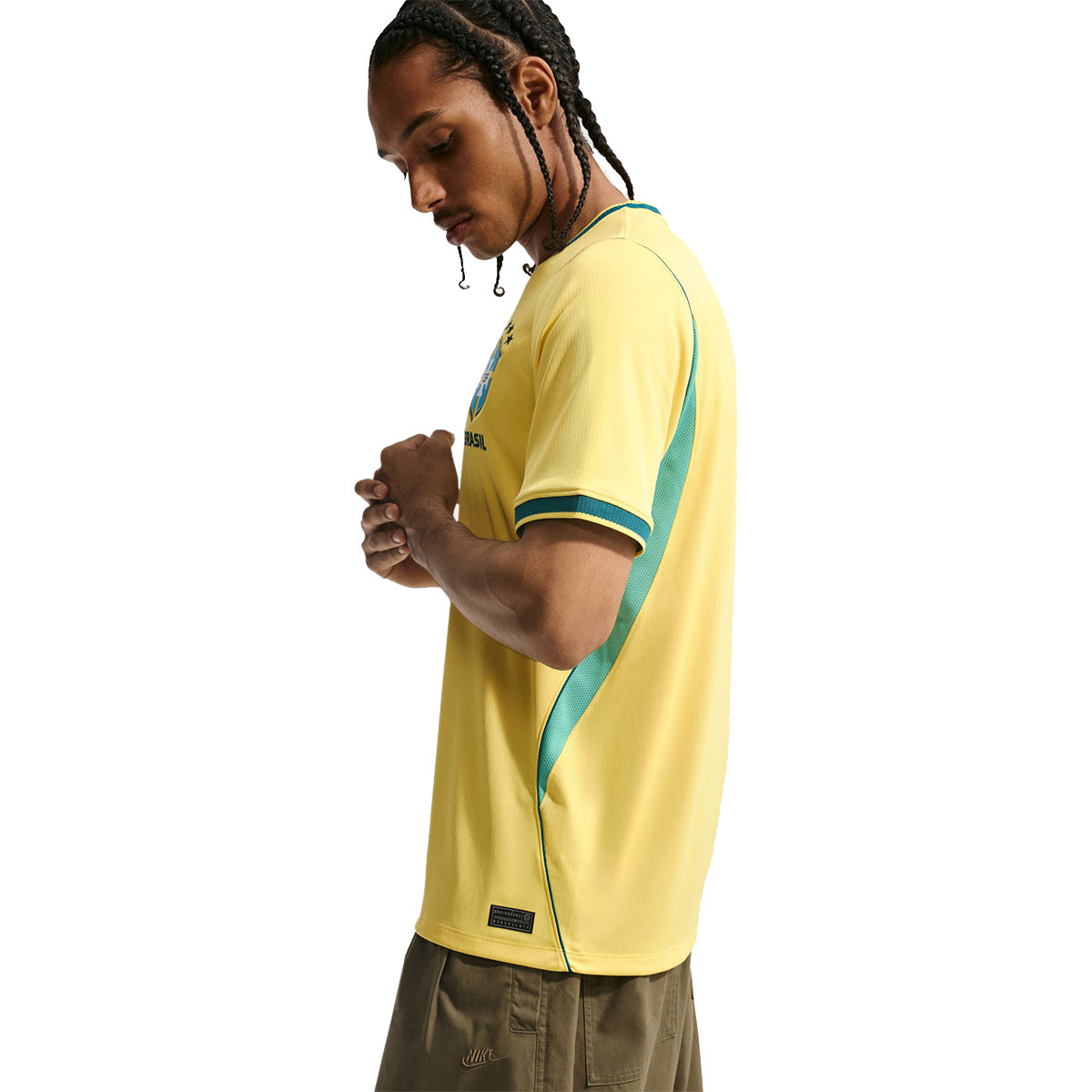 Brazil 2026 Stadium Home Jersey 'CANARY/LIGHT MENTA/GEODE TEAL'