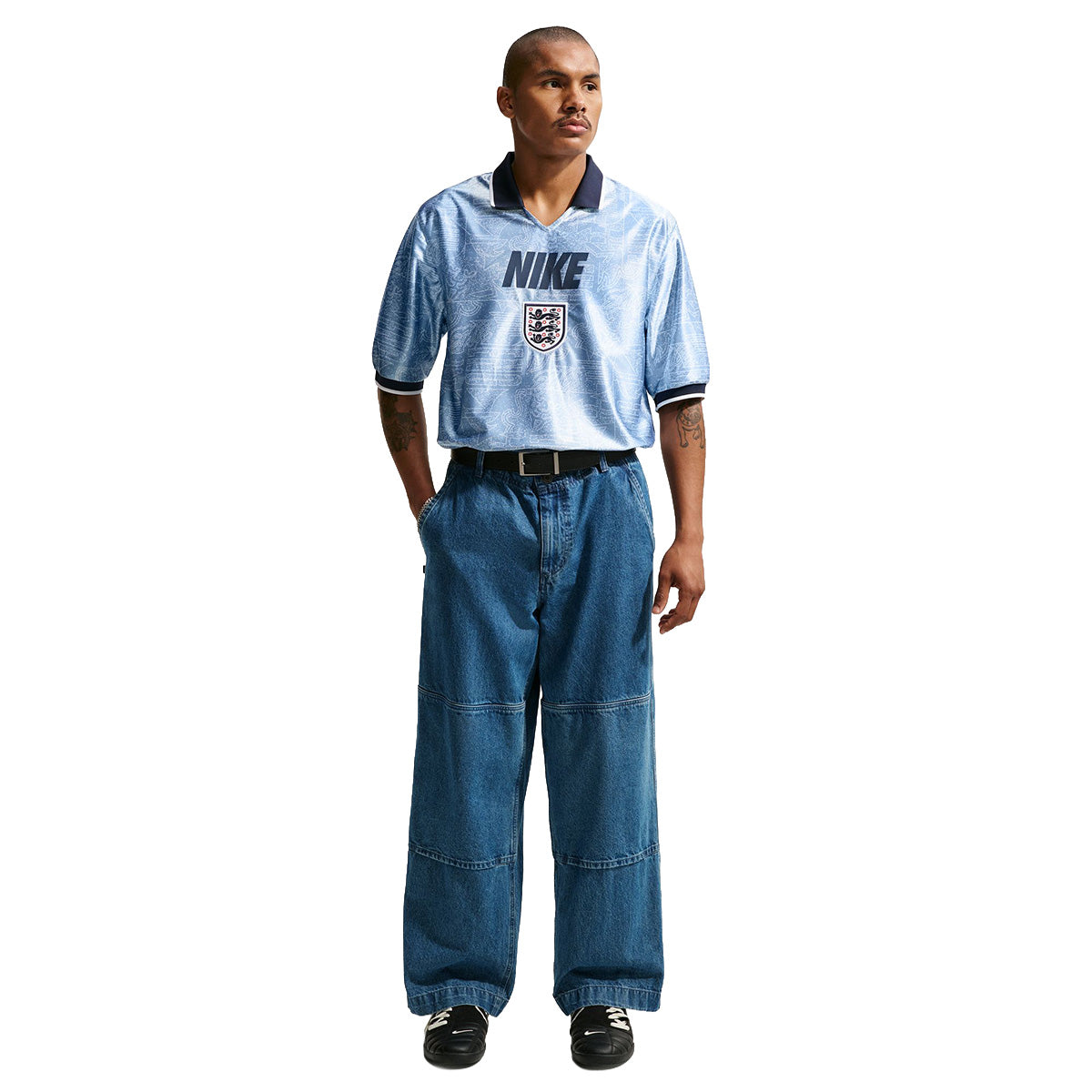 England Energy Dri-FIT Short-Sleeve Soccer Top 'WORK BLUE/WHITE/OBSIDIAN'
