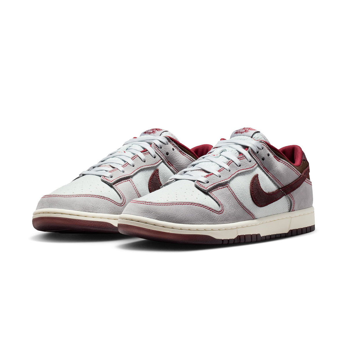 Dunk Low Retro SE 'PURE PLATINUM/BURGUNDY CRUSH/WOLF GREY'