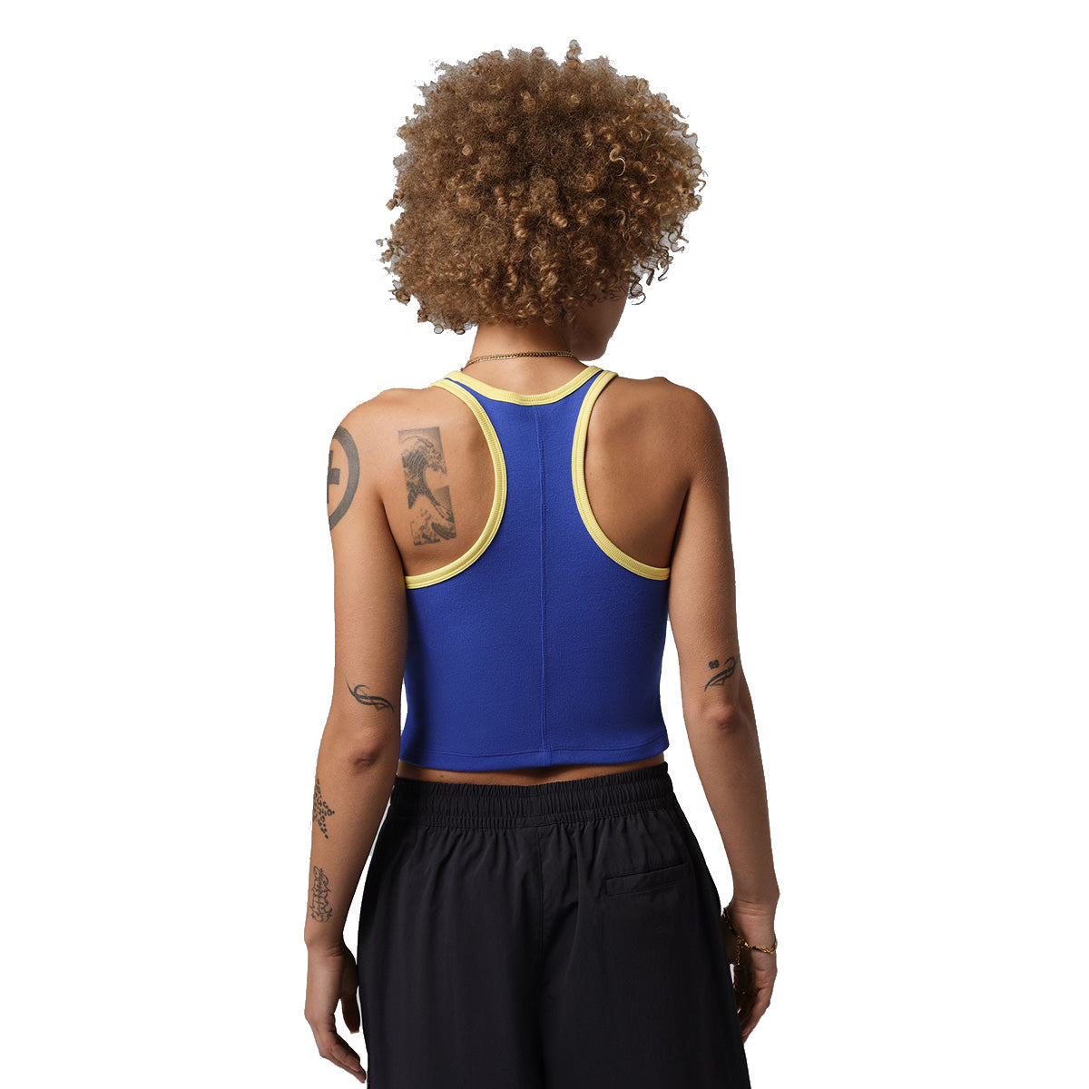 Wmns Brasil P6 Sleeveless Tank 'OLD ROYAL/YELLOW PULSE'