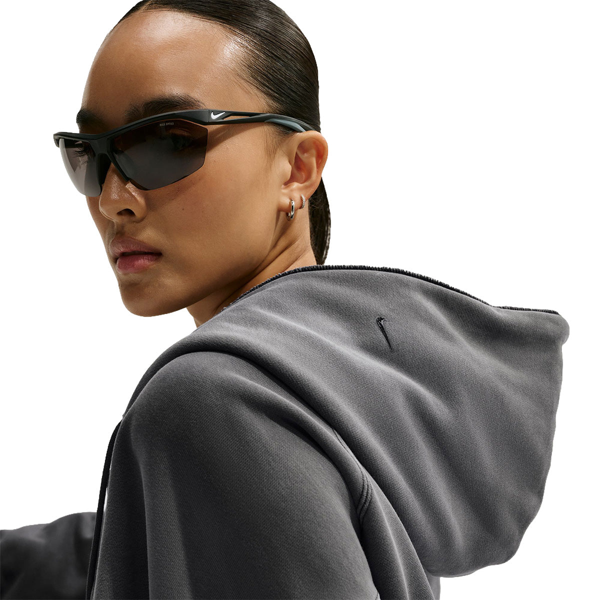 Energy Wmns studio fleece hoodie 'Black'
