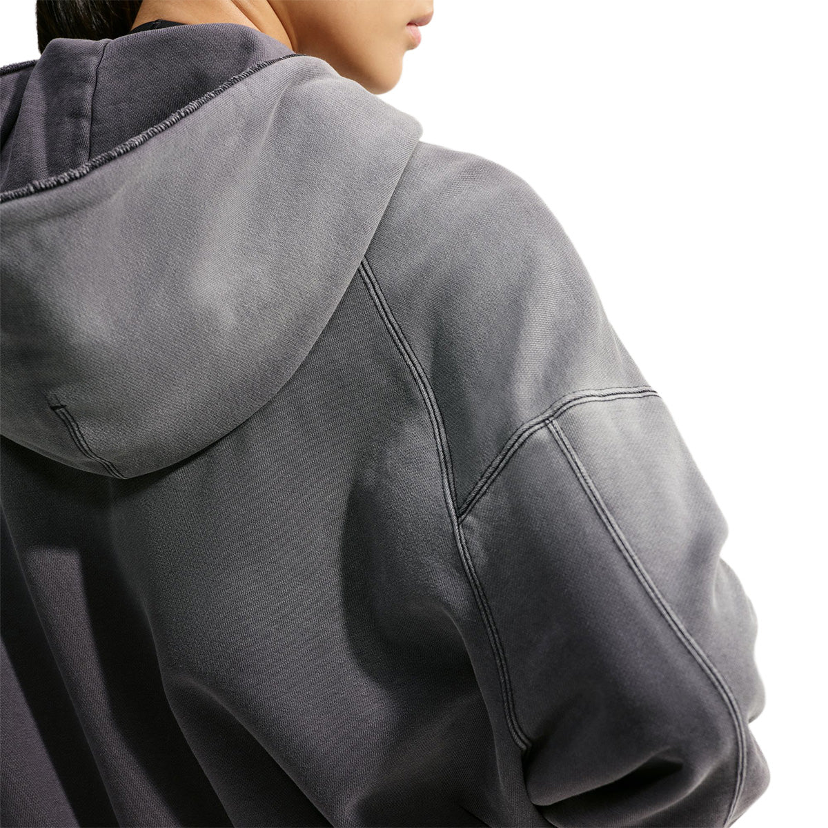 Energy Wmns studio fleece hoodie 'Black'