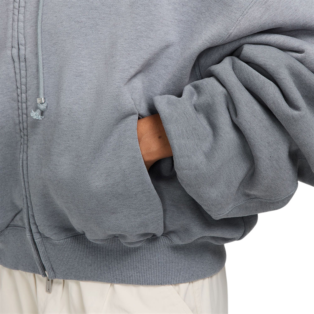 Energy Wmns Studio Fleece Hoodie 'COOL GREY HTR'