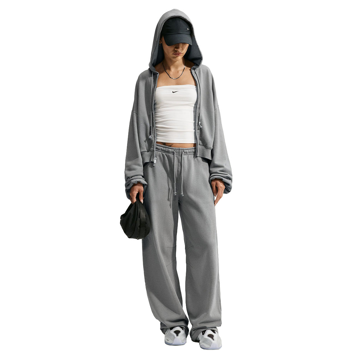 Energy Wmns Studio Fleece Pants 'COOL GREY HEATHER'
