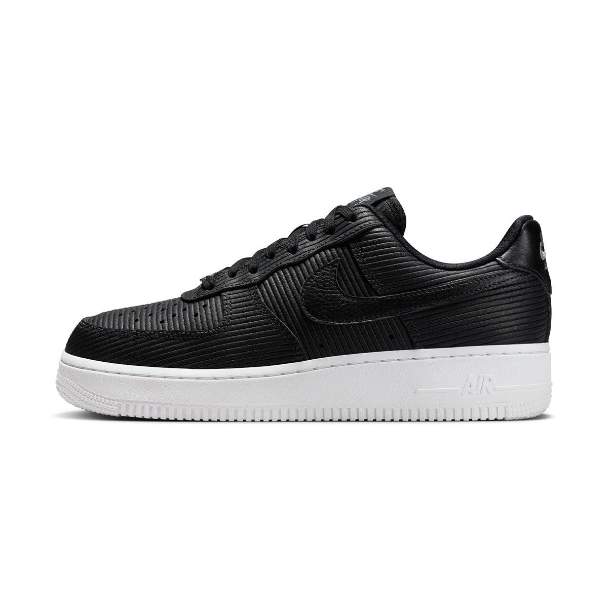 Wmns Air Force 1 '07 'Black Smoke Gray Metallic Silver Black'