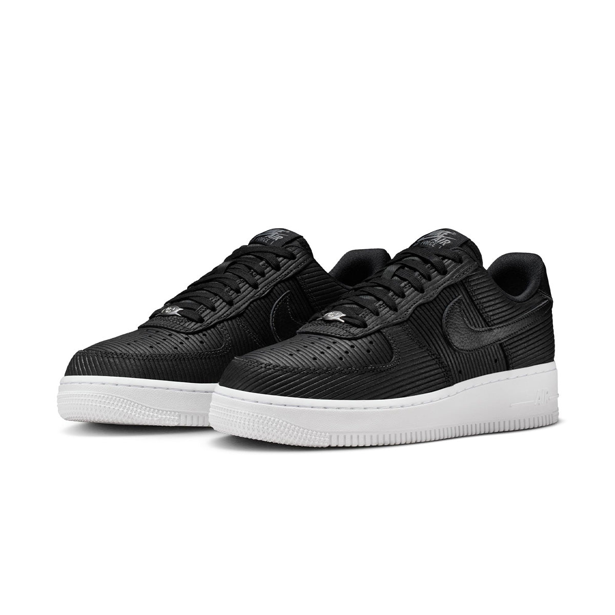 Wmns Air Force 1 '07 'Black Smoke Gray Metallic Silver Black'