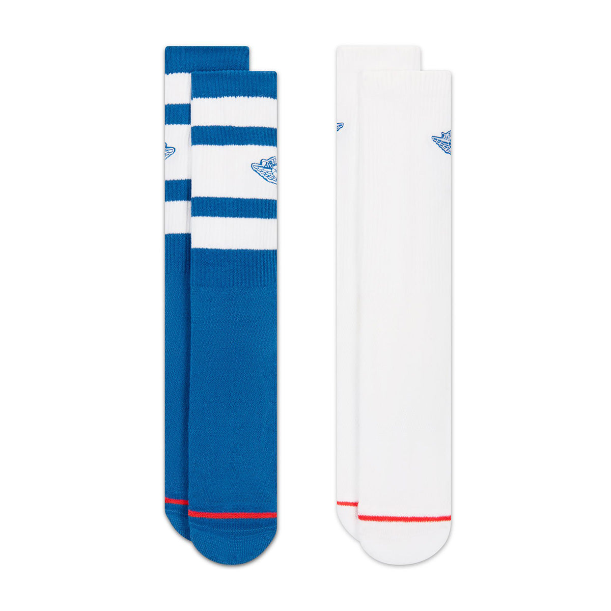 Everyday Elevated Crew Socks 2-Pair 'TRUE BLUE/WHITE/TRUE BLUE'