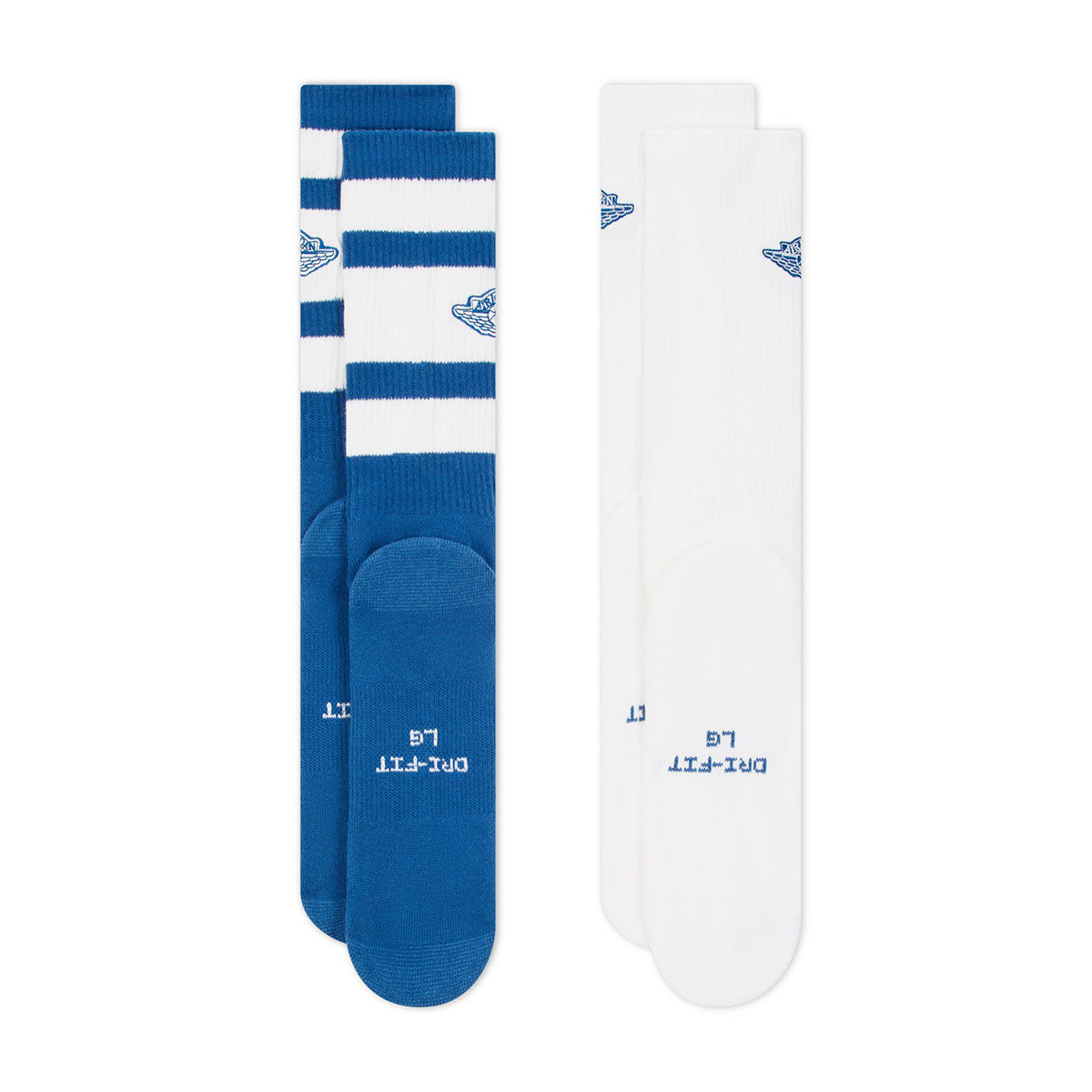 Everyday Elevated Crew Socks 2-Pair 'TRUE BLUE/WHITE/TRUE BLUE'